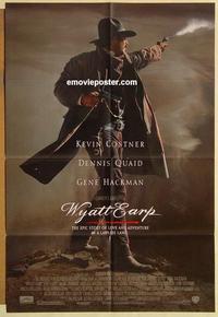 m144 WYATT EARP DS one-sheet movie poster '94 Kevin Costner, Quaid, Hackman