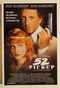 n027 52 PICK-UP one-sheet movie poster '86 John Frankenheimer, Scheider
