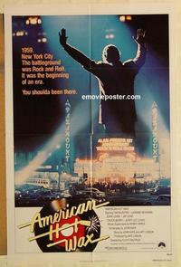 n046 AMERICAN HOT WAX one-sheet movie poster '78 Alan Freed, rock 'n' roll!