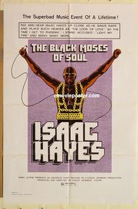 n102 BLACK MOSES OF SOUL one-sheet movie poster '73 Isaac Hayes, superbad!