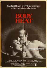 n002 BODY HEAT English one-sheet movie poster '81 best image on movie!
