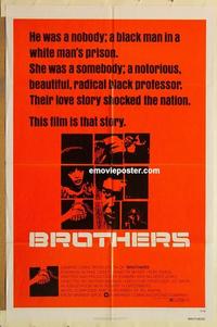 n135 BROTHERS one-sheet movie poster '77 Bernie Casey, Vonetta McGee