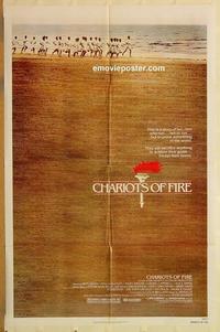 n161 CHARIOTS OF FIRE one-sheet movie poster '81 Olympic running!