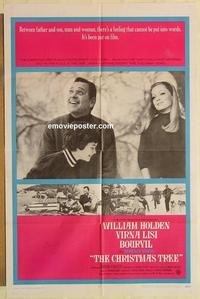 n173 CHRISTMAS TREE one-sheet movie poster '69 William Holden, Lisi