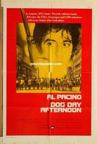 n270 DOG DAY AFTERNOON int'l style B one-sheet movie poster '75 Al Pacino