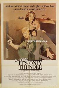 n275 DON'T CRY IT'S ONLY THUNDER one-sheet movie poster '82 Vietnam War