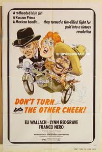 n279 DON'T TURN THE OTHER CHEEK style B one-sheet movie poster '74 Nero