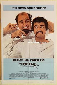 n308 END one-sheet movie poster '78 Burt Reynolds, Dom DeLuise