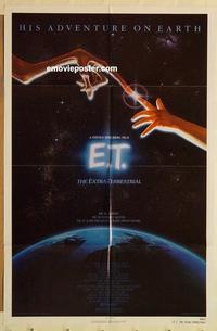 n320 ET one-sheet movie poster '82 Steven Spielberg, Drew Barrymore
