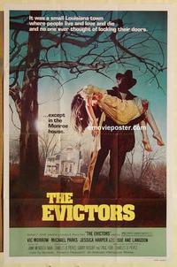 n326 EVICTORS one-sheet movie poster '79 Vic Morrow, Michael Parks
