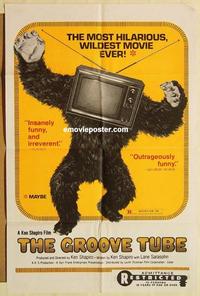 n460 GROOVE TUBE one-sheet movie poster '74 Ken Shapiro parody!