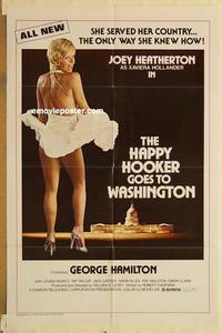 n480 HAPPY HOOKER GOES TO WASHINGTON one-sheet movie poster '77 sex!