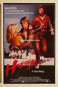 n529 HOSTAGE 1sh '83 Kerry Mack & Ralph Schicha, directed by Frank Shields!