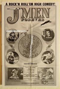 n607 J-MEN FOREVER one-sheet movie poster '79 rock 'n' roll, drugs!