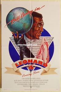 n664 LEONARD PART 6 advance one-sheet movie poster '87 Bill Cosby's worst!