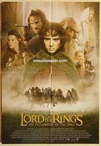 n685 LORD OF THE RINGS: THE FELLOWSHIP OF THE RING one-sheet movie poster