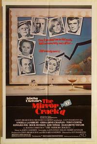 n763 MIRROR CRACK'D one-sheet movie poster '81 Agatha Christie