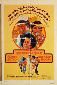 n772 MONKEY HUSTLE one-sheet movie poster '76 Rudy Ray Moore, Kotto