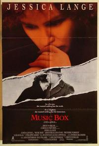 n793 MUSIC BOX one-sheet movie poster '89 Jessica Lange, Stahl