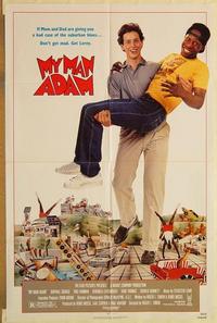 n799 MY MAN ADAM one-sheet movie poster '85 Roger L. Simon, get Leroy!
