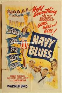 n807 NAVY BLUES one-sheet movie poster '41 Ann Sheridan, Jack Oakie
