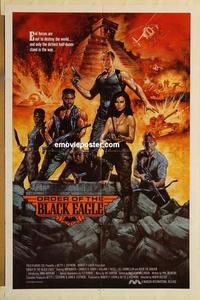 n847 ORDER OF THE BLACK EAGLE one-sheet movie poster '85 dirtiest half-dozen