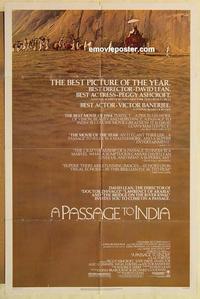 n863 PASSAGE TO INDIA one-sheet movie poster '84 David Lean