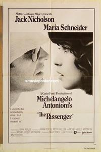 n864 PASSENGER one-sheet movie poster '75 Jack Nicholson, Antonioni
