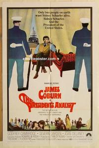 n891 PRESIDENT'S ANALYST one-sheet movie poster '68 James Coburn