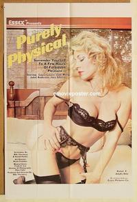 n899 PURELY PHYSICAL one-sheet movie poster '82 forbidden pleasure!