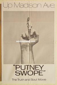 n902 PUTNEY SWOPE one-sheet movie poster '69 classic finger image!