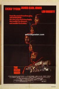n934 RIVER NIGER style B one-sheet movie poster '76 James Earl Jones