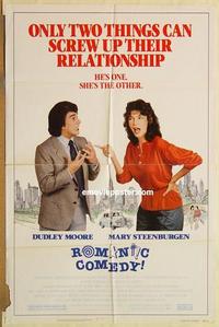 n946 ROMANTIC COMEDY one-sheet movie poster '83 Dudley Moore, Steenburgen