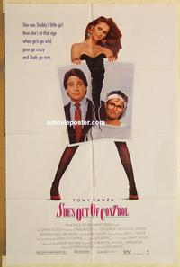 n988 SHE'S OUT OF CONTROL one-sheet movie poster '89 Tony Danza, Hicks