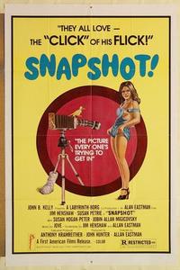 p009 SNAPSHOT one-sheet movie poster '77 photography sex, great image!