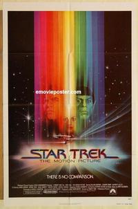 p024 STAR TREK advance one-sheet movie poster '79 Shatner, Bob Peak art!