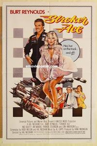 p036 STROKER ACE one-sheet movie poster '83 Burt Reynolds, car racing!