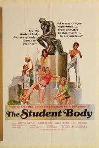 p037 STUDENT BODY one-sheet movie poster '76 sexy campus experiment!