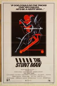 p038 STUNT MAN one-sheet movie poster '80 Peter O'Toole, Railsback