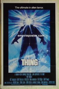 p088 THING one-sheet movie poster '82 John Carpenter, Russell
