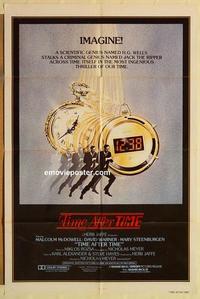 p100 TIME AFTER TIME int'l one-sheet movie poster '79 Malcolm McDowell