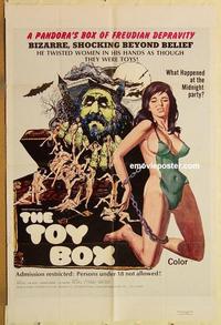 p111 TOY BOX one-sheet movie poster '71 Pandora's box, Freudian depravity!