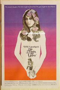 p134 VIRGIN & THE GYPSY one-sheet movie poster '70 D.H. Lawrence