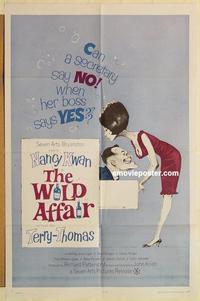 p174 WILD AFFAIR one-sheet movie poster '65 Nancy Kwan, Terry-Thomas