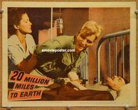 s013 20 MILLION MILES TO EARTH movie lobby card #4 '57 William Hopper