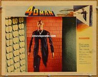 s005 4D MAN movie lobby card #5 '59 Robert Lansing walks thru walls!