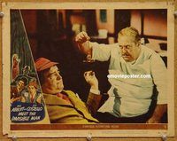 s021 ABBOTT & COSTELLO MEET THE INVISIBLE MAN movie lobby card #4 '51