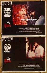 s045 AMITYVILLE HORROR 2 movie lobby cards '79 AIP, James Brolin