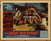 s046 ANGRY RED PLANET movie lobby card #4 '60 monster attacks!