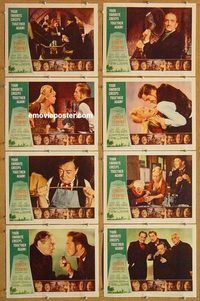 s157 COMEDY OF TERRORS 8 movie lobby cards '64 AIP, Boris Karloff
